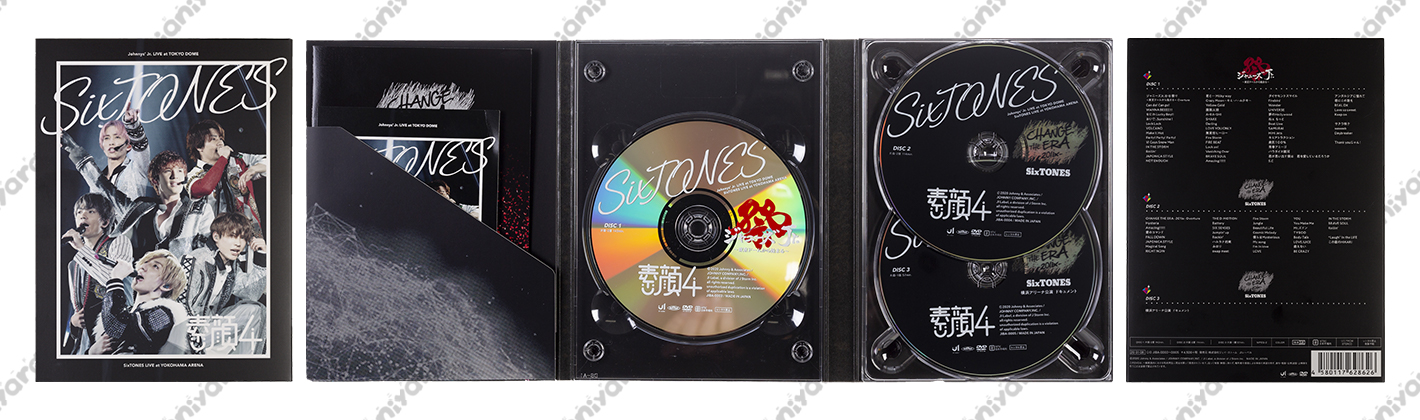 海賊版：SixTONES DVD 素顔4 SixTONES盤 │ ジャニヤード【公式】
