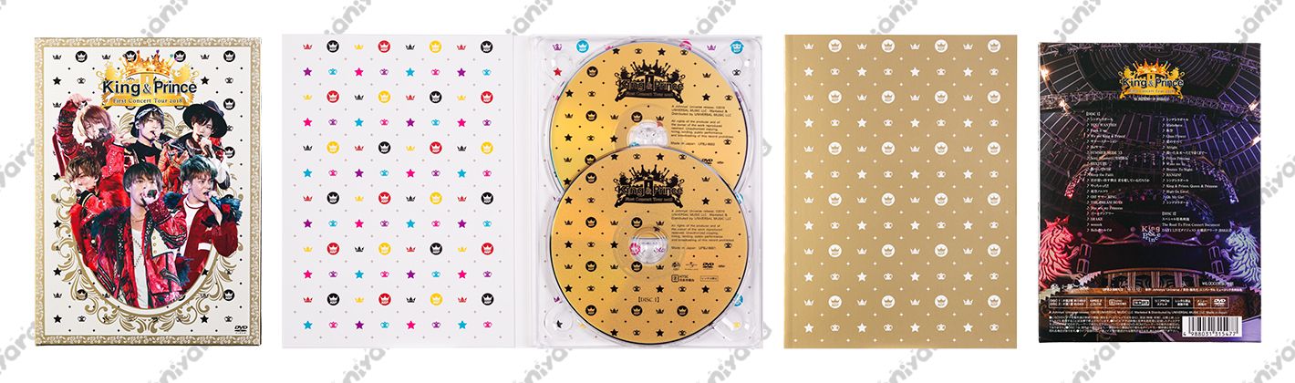 海賊版：King＆Prince DVD First Concert Tour 2018 初回限定盤 ...