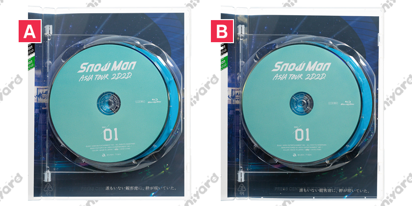 豆知識：Snow Man Blu-ray ASIA TOUR 2D.2D. 通常盤(初回スリーブ 