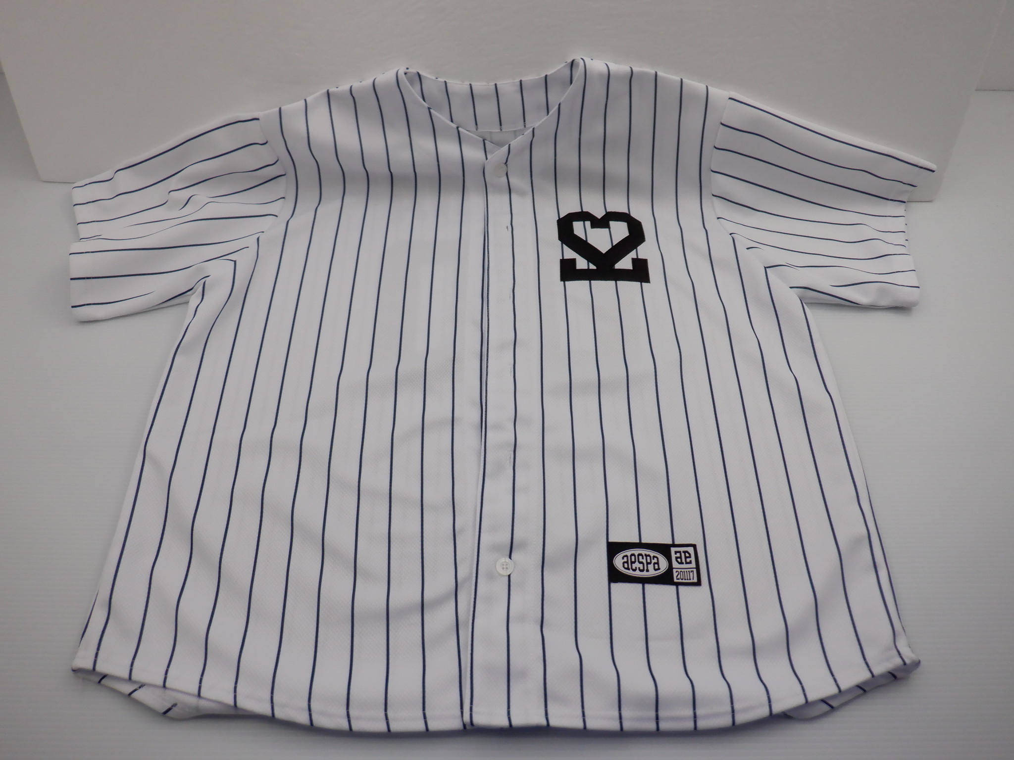 aespa KARINA Tシャツ BASEBALL UNIFORM フリーサイズ ベースボールユニフォーム カリナ