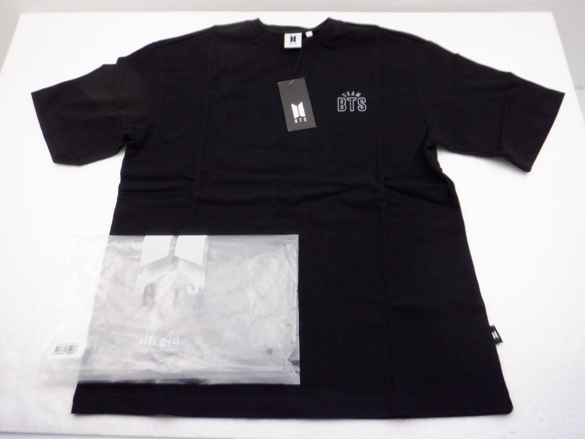 BTS JIN Tシャツ TEAM BTS TEE 005 ブラック Lサイズ ジン