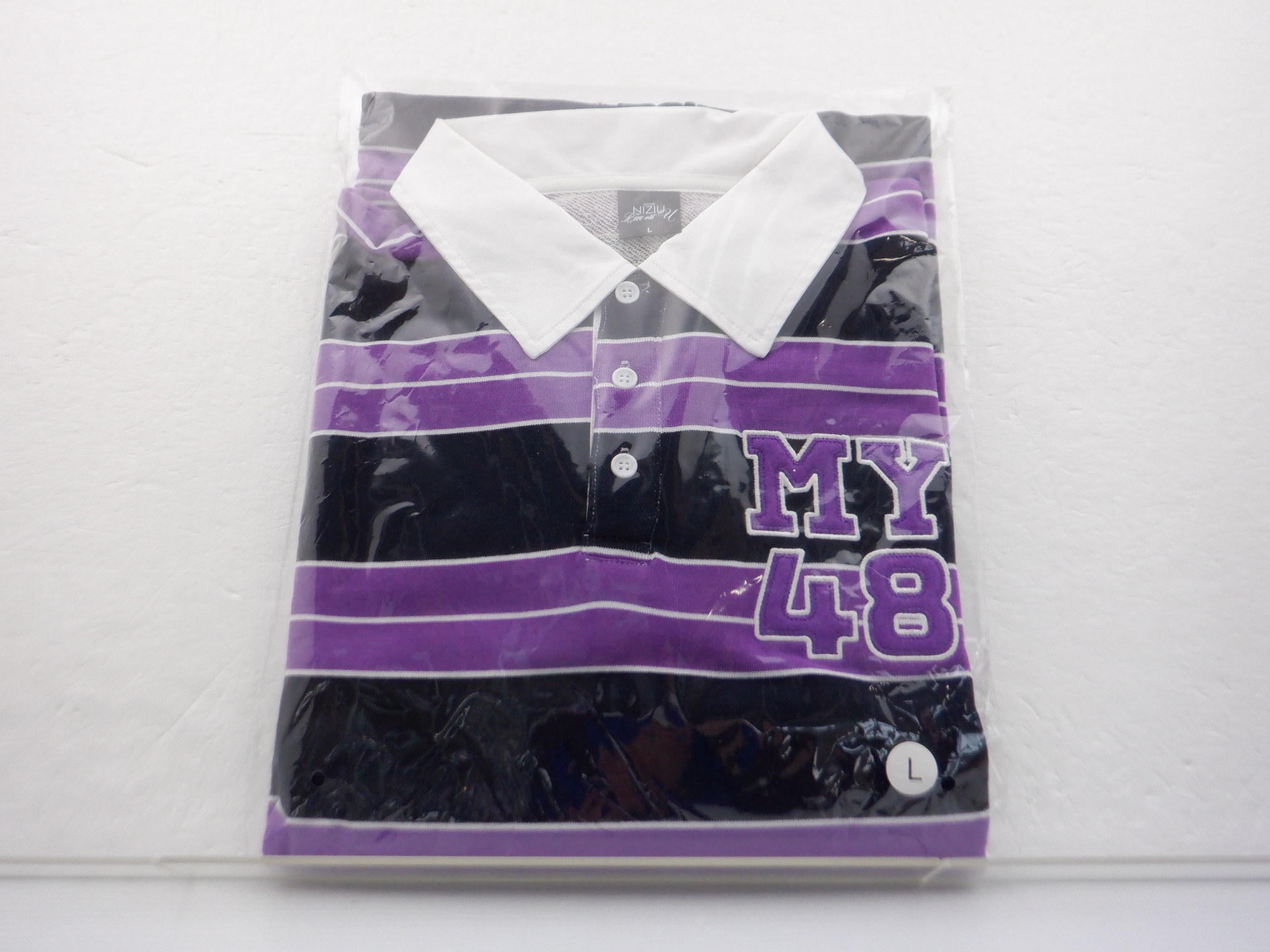 NiziU MAYA Tシャツ Live with U 2025 NEW EMOTION : Face To Face Lサイズ ボーダーシャツ