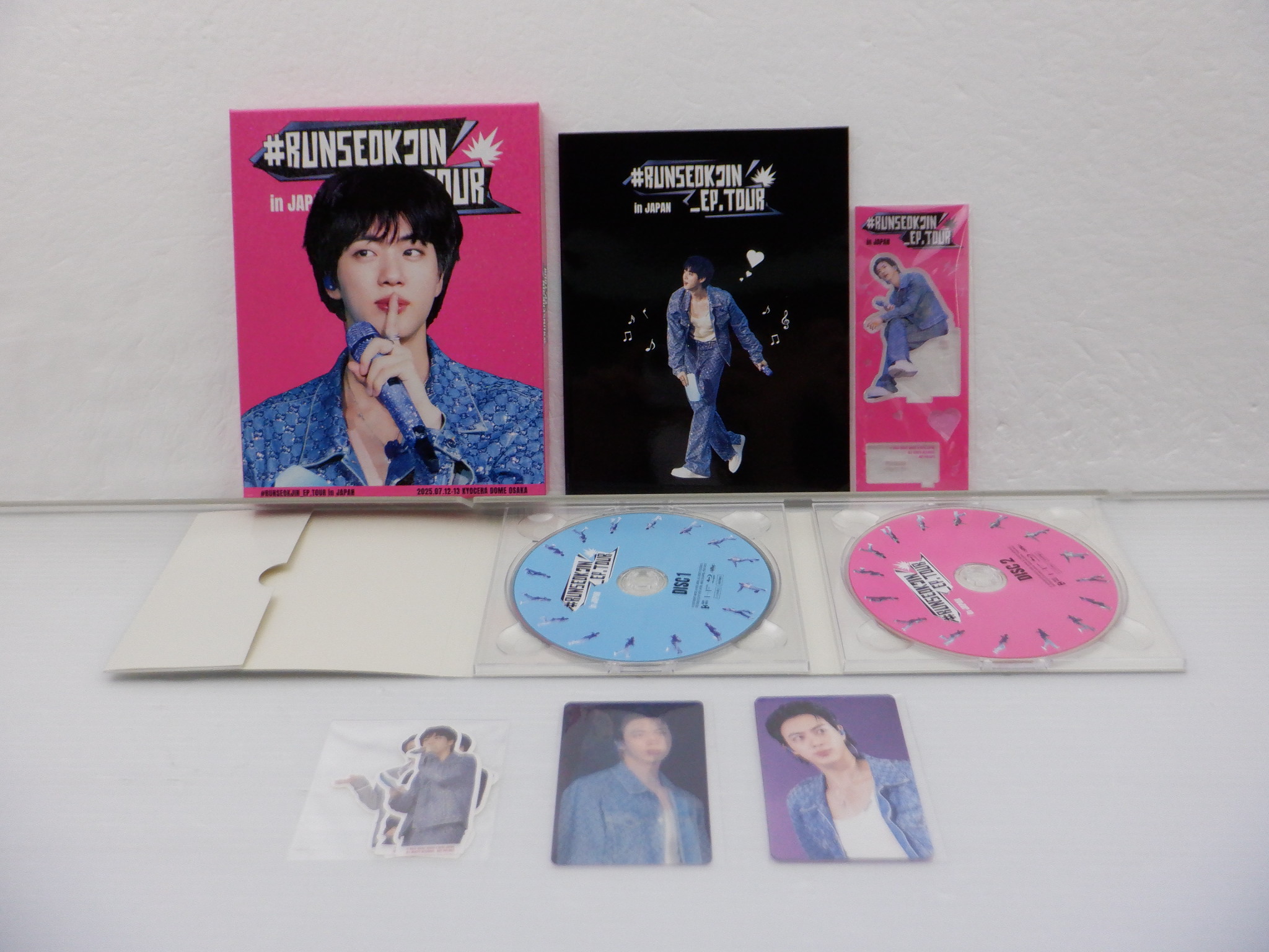 BTS JIN Blu-ray #RUNSEOKJIN_EP.TOUR in JAPAN 日本語字幕あり 2BD ジン