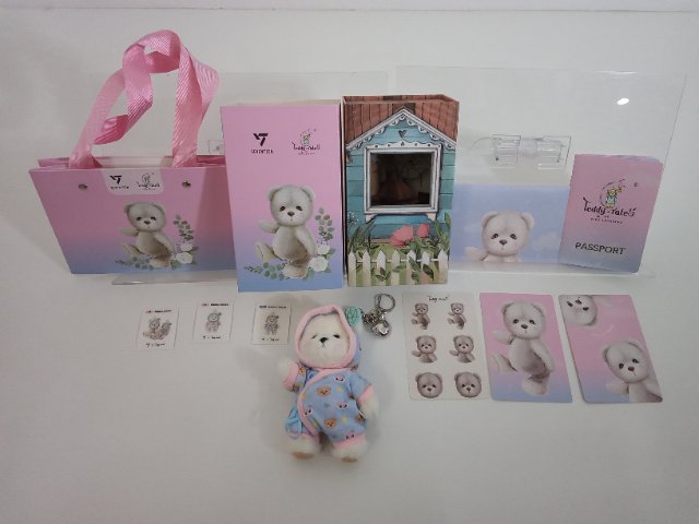 SEVENTEEN TeddyTales×Seventeen BONGBONG Bear Carat Baby Serenity Pajama SetKeyrings XSSize テディテイルズ セブチ