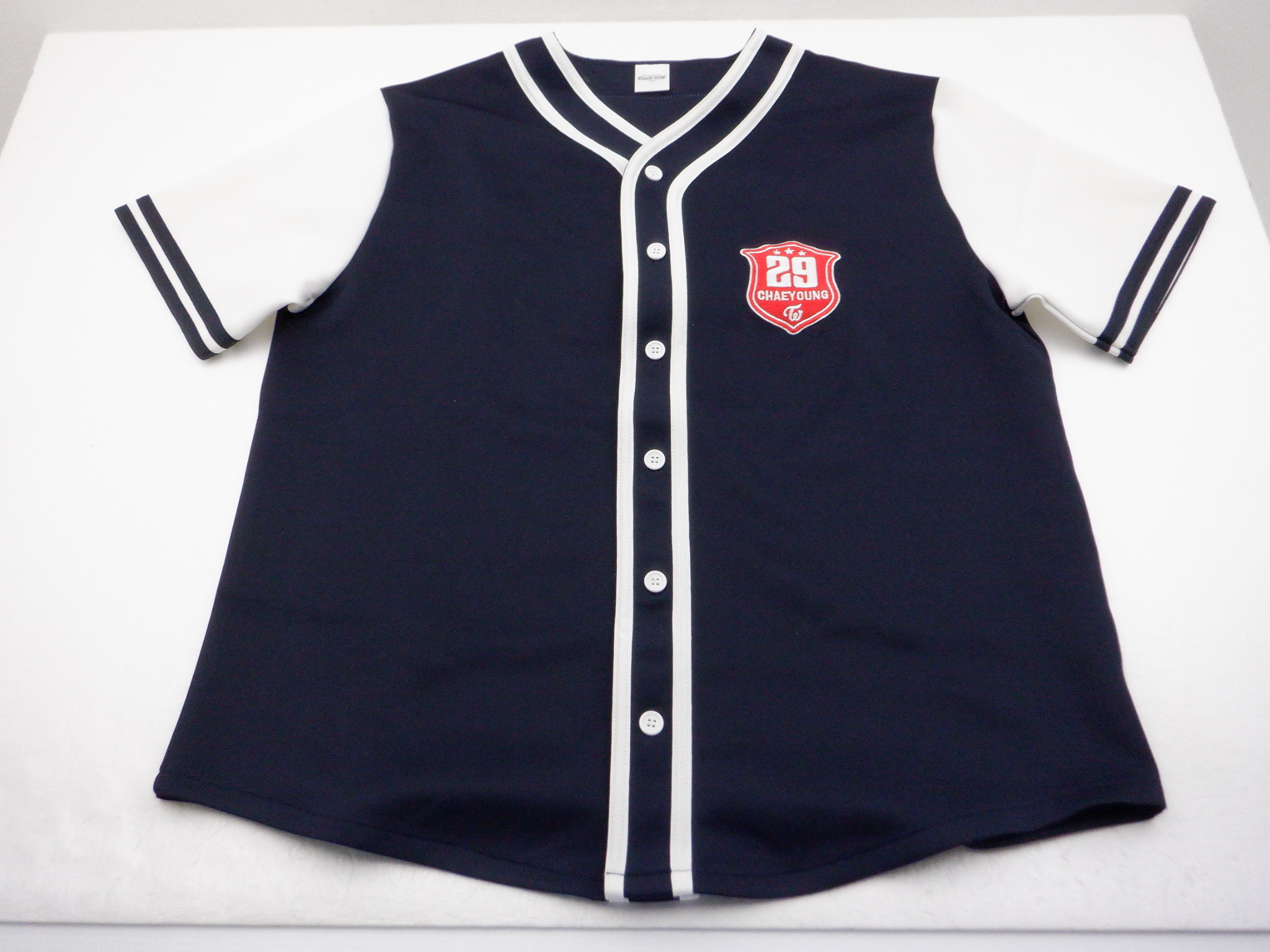 TWICE CHAEYOUNG Tシャツ 5TH WORLD TOUR READY TO BE IN JAPAN フリーサイズ ユニフォームシャツ チェヨン