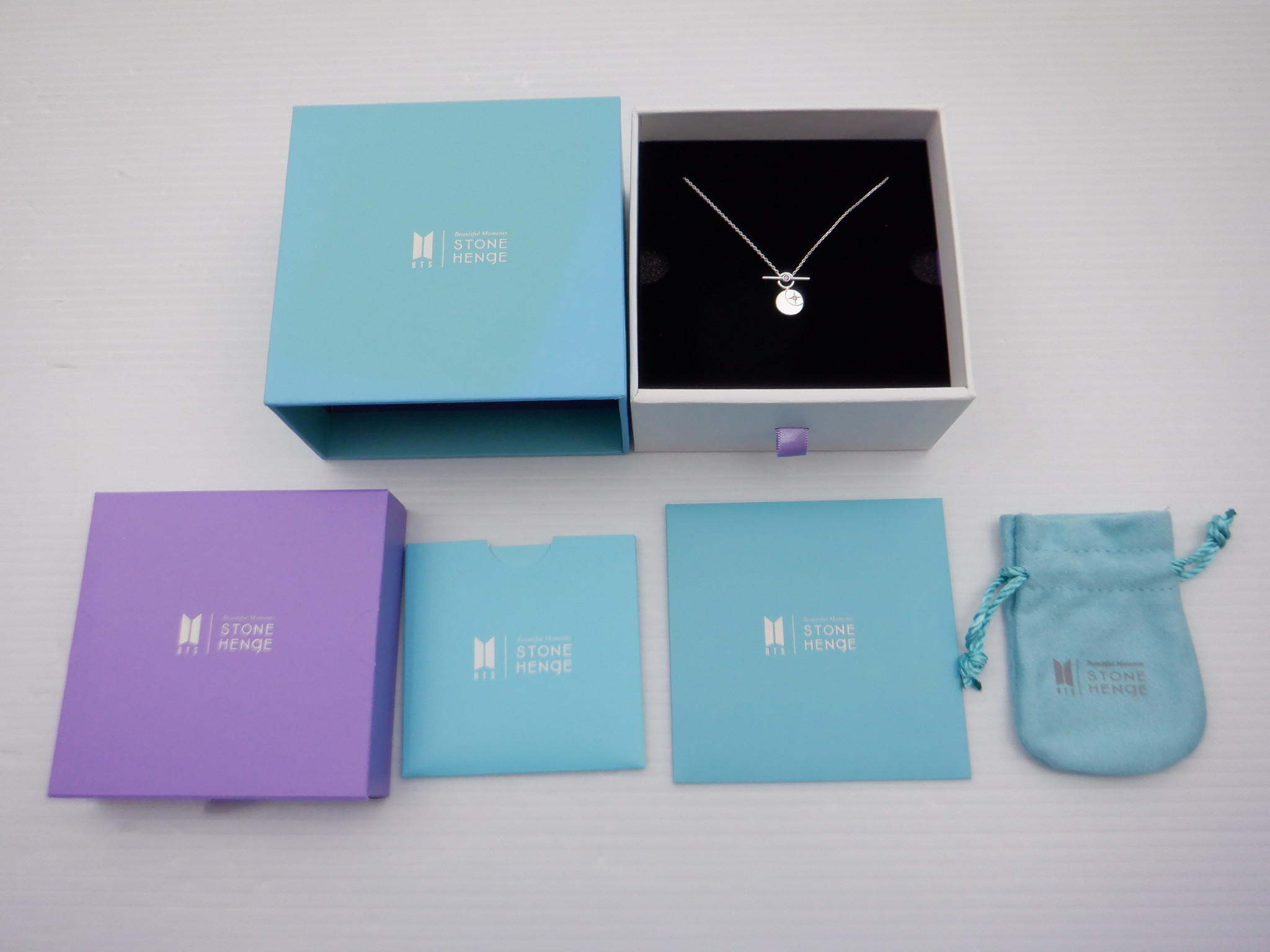 BTS JIMIN STONEHENgE DESTINY MOMENT OF LIGHT NECKLACE ネックレス ジミン