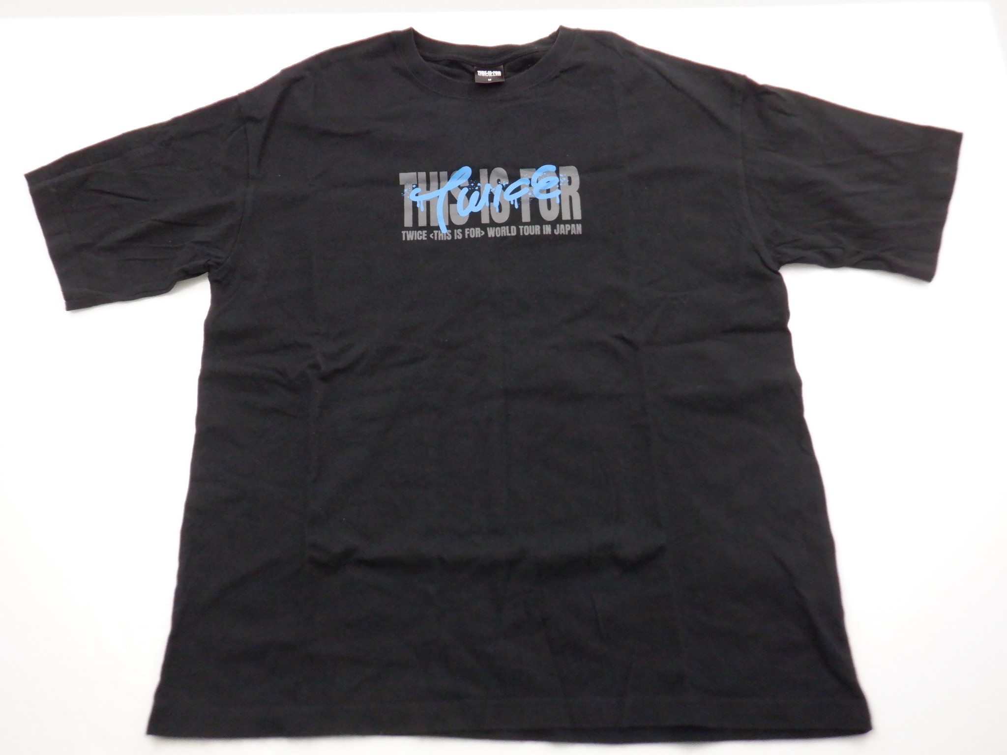 TWICE TZUYU Tシャツ THIS IS FOR WORLD TOUR IN JAPAN Lサイズ ツウィ