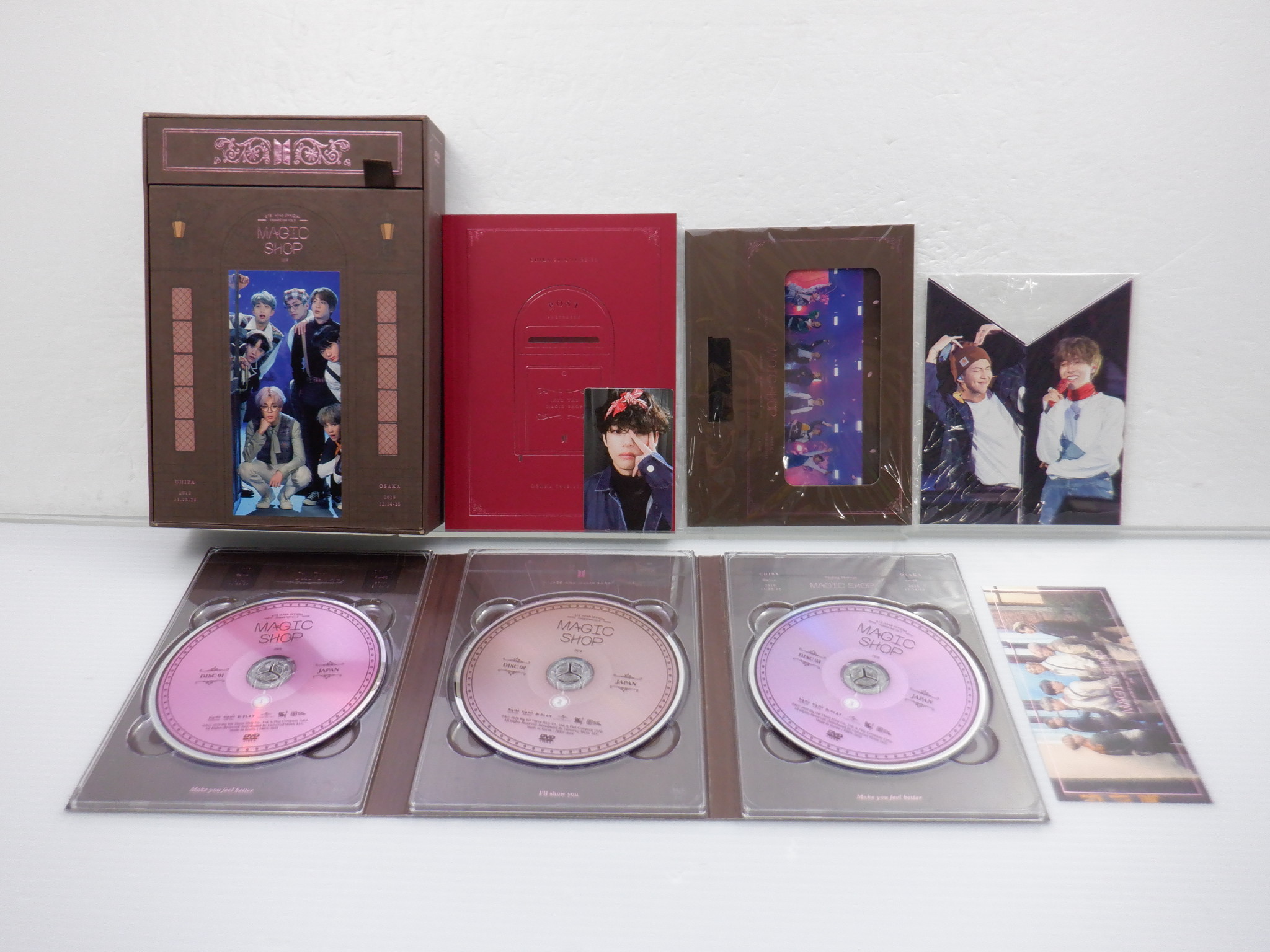 BTS DVD JAPAN OFFICIAL FANMEETING VOL.5 MAGIC SHOP 日本語字幕あり V トレカ 3DVD テテ テヒョン
