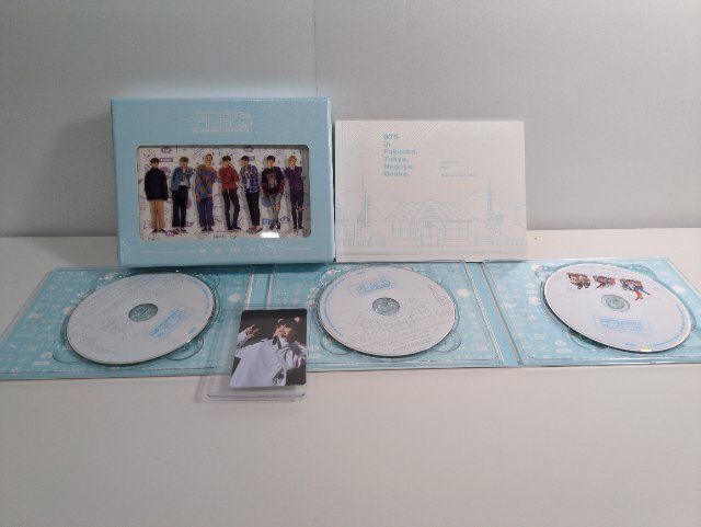BTS DVD JAPAN OFFICIAL FANMEETING VOL.3 君に届く 日本語字幕あり SUGA トレカ 3DVD シュガ ユンギ