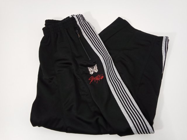 Stray Kids NEEDLES x Stray Kids H.D.Track Pant Poly Smooth "Black" トラックパンツ XSサイズ