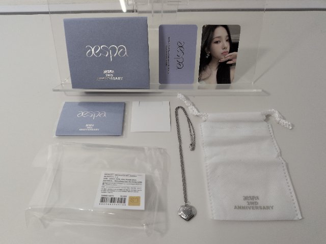 aespa KARINA 2ND ANNIVERSARY NECKLACE SET カリナ